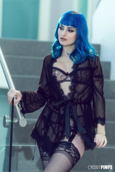 Jewelz Blu Masturbates On Stairs 1