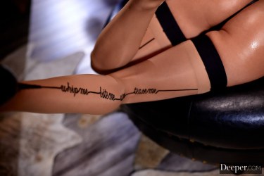 Alexis Tae In Black Lingerie 8