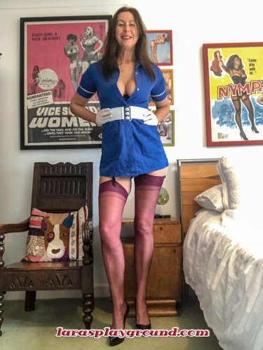 Nurse Lara On Bed 10