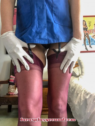 Nurse Lara On Bed 11