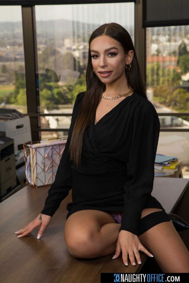 Hot Office Babe April Olsen 2