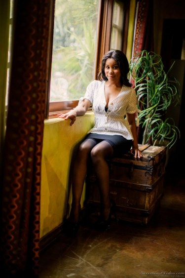 Jenna Foxx At The Window 1