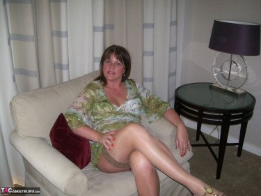 Cassandra Teases On Chair 1