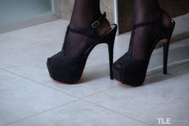 Petra In Heels And Corset 2