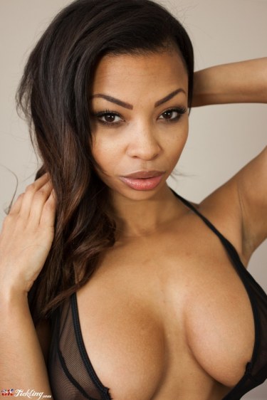 Ruby Summers In Black Lingerie 12