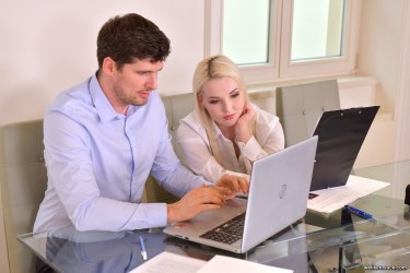 Lovita Fate In Office Blowjob 1