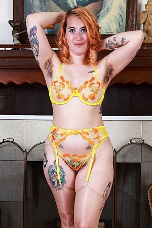 Gigi Strips And Teases At Home