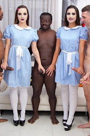 Kristy Black And Nuria Millan In An Orgy