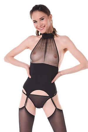 Leona Mia In Sexy Nighty