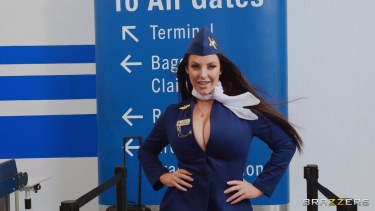 This Flight Attendant Fucks Starring Angela White 1