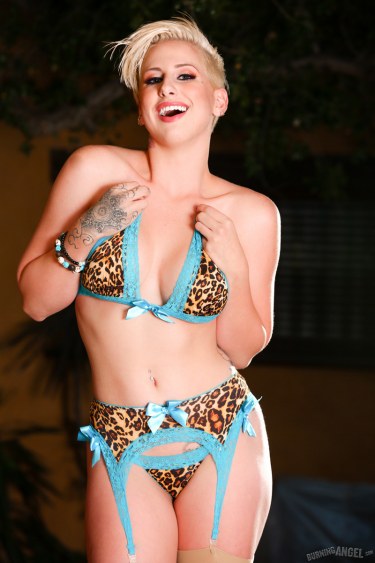 Dylan Phoenix In Animal Print Lingerie 8