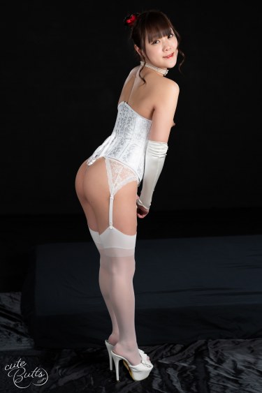 Aya Komatsu In White Lingerie 6