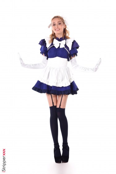 Frolicking In Blue With Kelly Collins 1