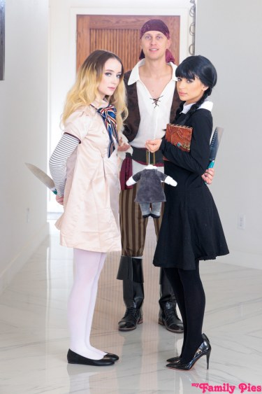 Megan Vs Wednesday Featuring Aria Valencia And Maria Kazi 3