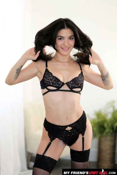 Megan Mistakes In Black Lingerie 3