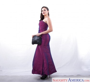 Allie Haze In Black Lingerie 1