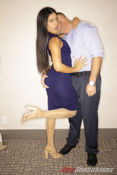 Maya Farrell Takes Her Boss Compliments Deep 1