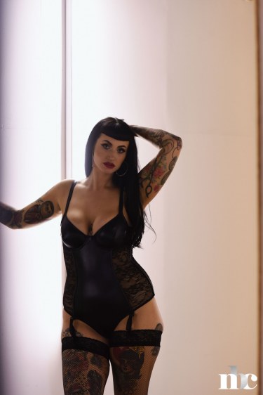 Cherrie Pie In Black Lingerie 1