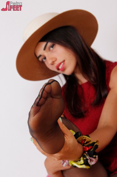 Petra In A Red Dress 7