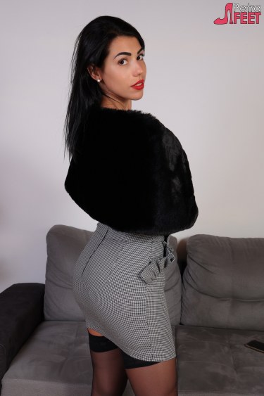 Petra In Skirt And Stockings 1