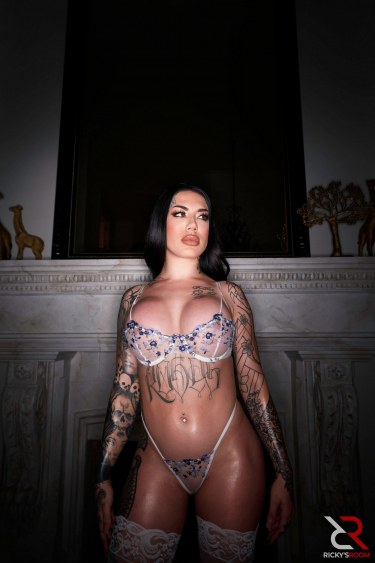 Lacey Jayne In White Lingerie 1