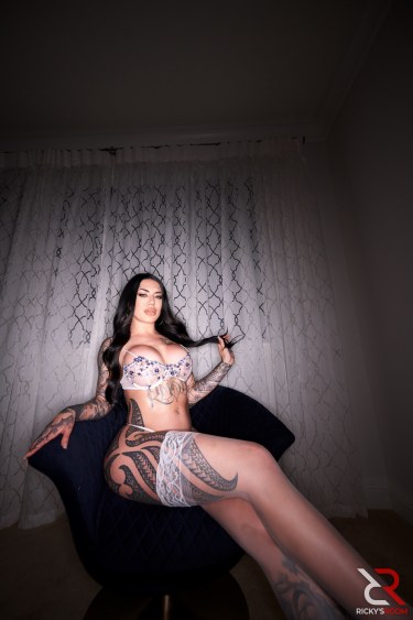 Lacey Jayne In White Lingerie 8