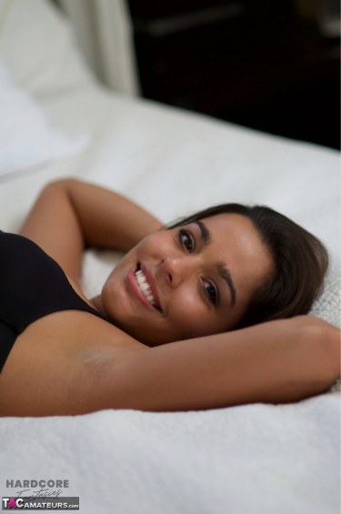 Alexandria In Classy Black Lingerie 8