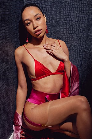 Alexis Tae In Nylons