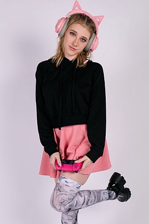 Melody Marks In Gamer Outfit