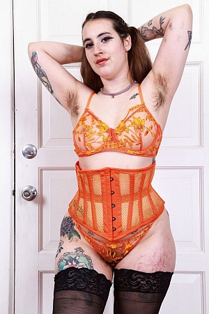 Inked Lingerie Girl Gigi