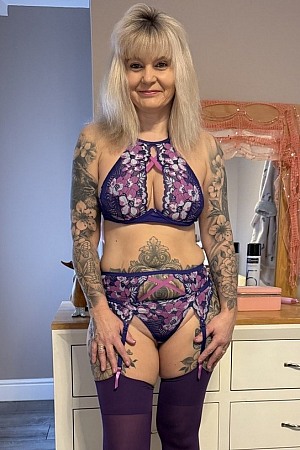 Inked Milf In My Little Purple Number